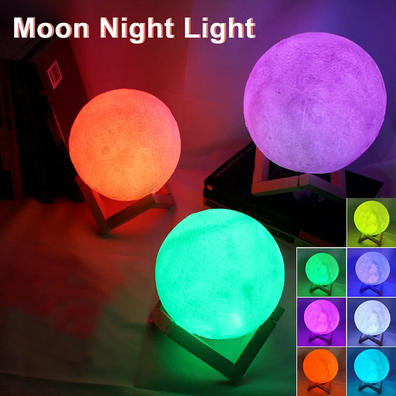 Celestial Glow Cordless Moon Light