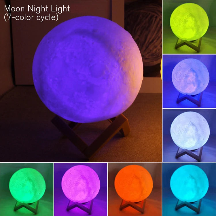 Celestial Glow Cordless Moon Light